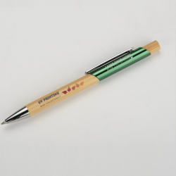 Automatic ballpoint pen BALIS, green color