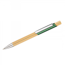 Automatic ballpoint pen BALIS, green color