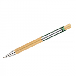 Automatic ballpoint pen BALIS, green color