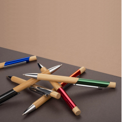 Automatic ballpoint pen BALIS, green color