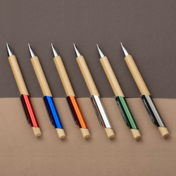 Automatic ballpoint pen BALIS, silver color