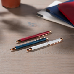 Ballpoint pen VERNO, burgundy color