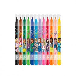 Felt-tip pens MAPED BARBIE, 12 colors