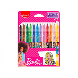 Felt-tip pens MAPED BARBIE, 12 colors