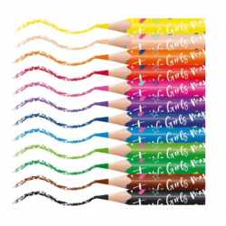 Colored pencils MAPED BARBIE, 12 colors