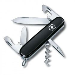 Peilis daugiafunkcinis VICTORINOX SPARTAN, juodos sp.