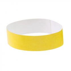 Popierinė apyrankė WRISTVEK, geltona sp., COOL 1vnt.