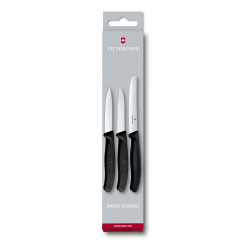 Peilių rinkinys VICTORINOX PARING 2vnt + skustukas, raudonos sp.