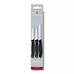Knife set VICTORINOX PARING 3pcs, black color