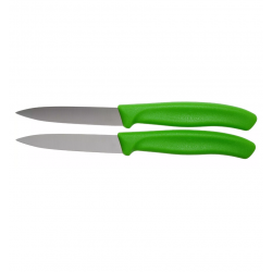 Peiliai VICTORINOX PARING 2 vnt, 8cm, žalios sp.