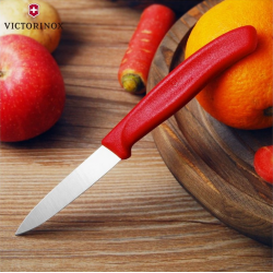 Peilis VICTORINOX 8cm, raudonos sp.