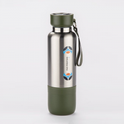 Termo puodelis RON, 500ml, t. žalios spalvos