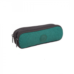 Penalas 2 skyrių su užtrauktuku COOLPACK CLIO, žalia/juoda sp.