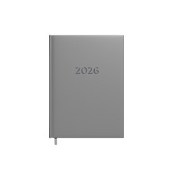 Business diary - calendar 2026, A5, grey color