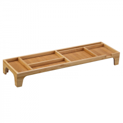 Bamboo desk tray FOROFIS 530x150x65mm