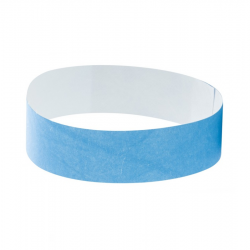 Paper bracelet WRISTVEK, light blue, COOL 1 pc.