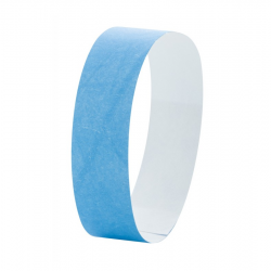 Paper bracelet WRISTVEK, light blue, COOL 1 pc.