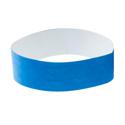Paper bracelet WRISTVEK, blue, COOL 1 pc.