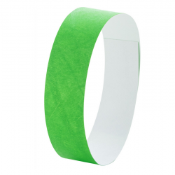 Paper bracelet WRISTVEK, green, COOL 1 pc.