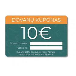 Dovanų kuponas 10 EUR