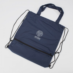 Umbrella automatic DUO, blue / silver color