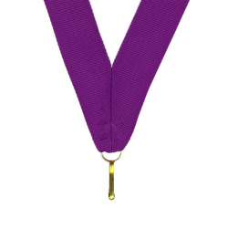Ribbon for medal 22mm purple color