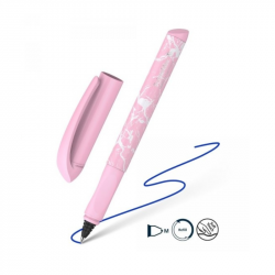 Rollerball pen with cartridge SCHNEIDER EASY, pink color