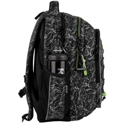 Kuprinė KITE 25,5L 43x33x23cm, juoda/balta sp.