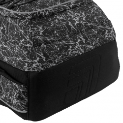 Kuprinė KITE 25,5L 43x33x23cm, juoda/balta sp.
