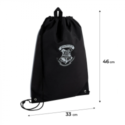 Krepðelis sportinei aprangai KITE HARRY POTER, 46x33cm, juodos sp.