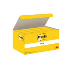 Lipnūs lapeliai 3M POST-IT 38x51mm.3vnt. geltoni