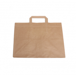 Paper gift bag 54x14x44cm, brown, 100g