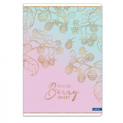 Notebook BERRY A5 80g 12 sheets, lined