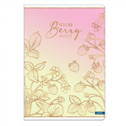 Notebook BERRY A5 80g 12 sheets, lined