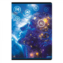 Notebook AI A5 80g 48 sheets, lined
