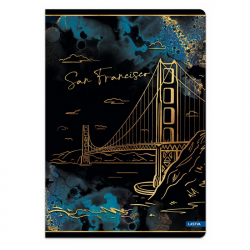 Notebook GOLD CITY A5 80g 48 sheets, lined