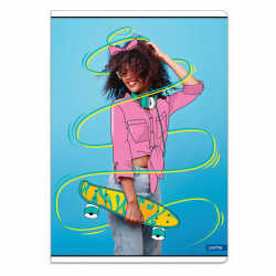 Notebook TEEN A5 80g 48 sheets, squared, pack of 10