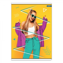 Notebook TEEN A5 80g 48 sheets, squared, pack of 10