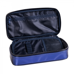 Pencil case SOFT BRUNNEN ROBOT HERO XL, blue color