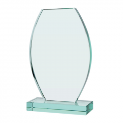 Glass trophy G043 height 24cm with box