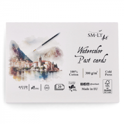 Notebook for watercolor A4 280g 35 sheets with spiral on top