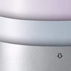 Decorative paper MILLENIUM A4, 20 sheets, 220g, white color