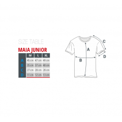 T-shirt MAIA Junior XL (9-10y) sublimation