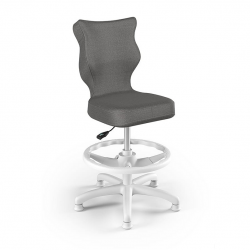 Chair ENTELO PETIT WHITE Monolith 33, dark gray