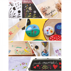 Outline marker set CENTRUM, 12 colors