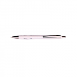 Retractable ballpoint pen ARROW RECYCLED, 0.7mm white