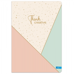 Notebook with hard cover A4 96 sheets, checkered