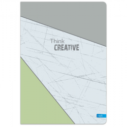 Notebook with hard cover A4 96 sheets, checkered