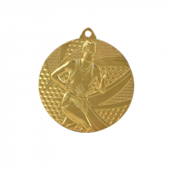 Medal running 50mm MMC6350 gold color