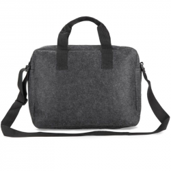 Felt handbag TEKKO, 382 x 292 x 70mm, grey color